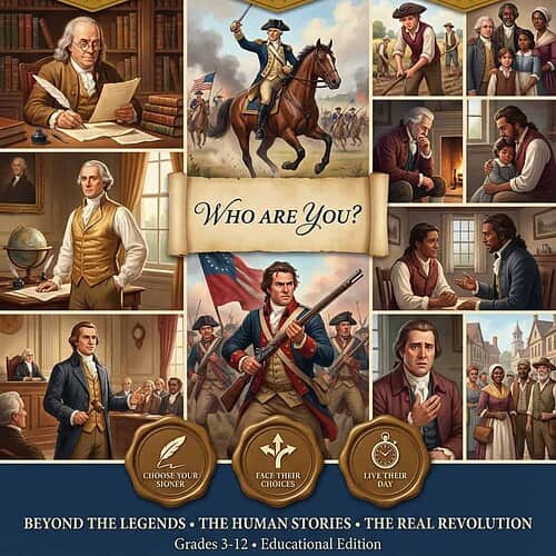 signers day mini unit cover A Signer's Day: The Recommended 12 Declaration Signers | Interactive Revolutionary War Curriculum Grades 6-12 | 250th Anniversary Edition