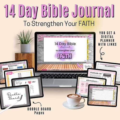14 Day Bible Journal To Strengthen Your Faith