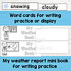 Weather Graphing Unit for PreK–1st Grade | Printable Math Graphing Activities & Weather Journal