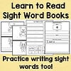 3 Sight Word Stories Books and Worksheets for Early Reading