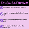 Homeschool Resource Co. Benefits for Educators Play design for easy teaching and lesson planning.