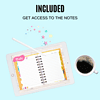 Digital homeschool planner on tablet with notes and colorful stars, ideal for organizing homeschooling activities and lesson plans.