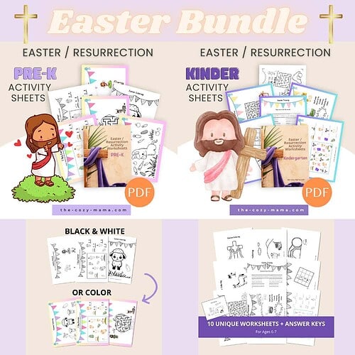 Resurrection Learning Bundle (Pre-K + Kindergarten)