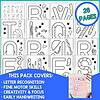 Alphabet coloring pages for homeschool learning and early education. Perfect for teaching letter recognition, fine motor skills, creativity, and early handwriting development.