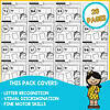 Polka Dots Letter Recognition Cut-and-Paste Sorting Worksheets (Kindergarten A–Z)