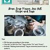 Homeschool Resource Co. - Bean Soup Mason Jar Gift Kit Homeschool Resource Co. - Bean soup mason jar gift idea with recipe and tags for homemade, personalized presents. Perfect for teaching kids about cooking, gifting, and creativity.