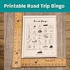 Printable Road Trip Bingo, 28 Unique Travel Game Cards (PDF Print), Vacation Activity automobile, Field Trip
