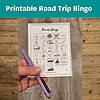 travel bingo (700 x 700 px) (5) Printable Road Trip Bingo, 28 Unique Travel Game Cards (PDF Print), Vacation Activity automobile, Field Trip