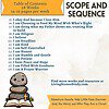 Homeschool Resource Co. - Scope and Sequence Chart Homeschool scope and sequence chart with faith-based affirmations and a stack of stones with a cross, promoting Christian homeschooling values.