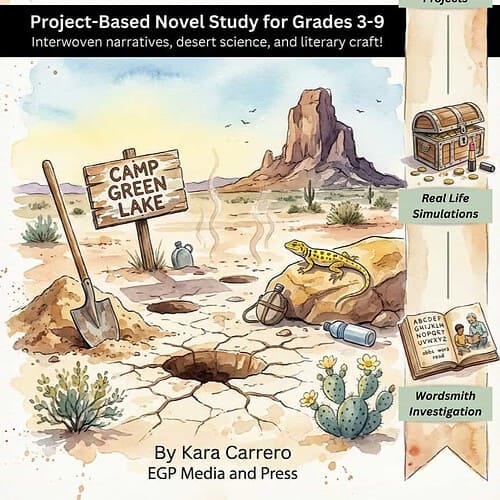 Holes Project-Based Novel Study - Differentiated Mini Unit - Grades 3-9+