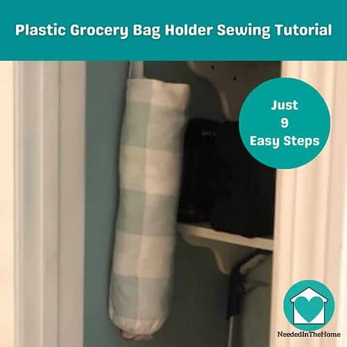 Plastic Grocery Bag Holder Sewing Tutorial, Step-by-Step How To Sew A Shopping Baggie Holder (PDF Pattern)