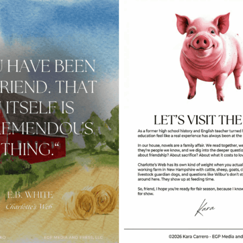 Educational farm-themed homeschool resources and activities.