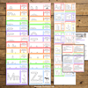 Homeschool Resource Co. Alphabet Flashcards Set Alphabet flashcards for homeschooling, featuring colorful designs and uppercase/lowercase letters for early learning.