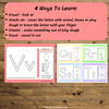 Engaging alphabet learning activity for homeschool with letter tracing, sensory play, and sound recognition for V, Q, R, S, and T. Perfect for early literacy development.