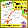 Insects Mini-Book for Homeschool Learning Insects mini-book for homeschooling, featuring engaging activities and illustrations to teach children about insects, their characteristics, and habitats. Perfect for preschool and elementary science.