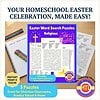 Homeschool Easter Celebration Resources Homeschool Easter celebration materials including word search puzzles, printable activities, and religious educational resources for Christian classrooms, Sunday school, and home use.