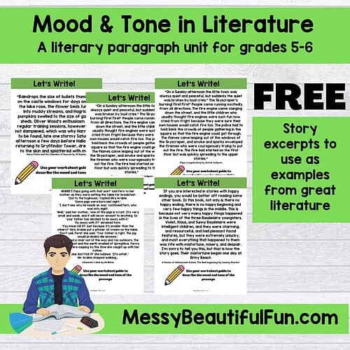 literature Free Mood and Tone in Literature Full Curriculum Unit for Grades 5-High School