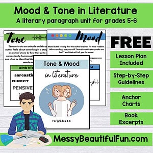 Free Mood and Tone in Literature Full Curriculum Unit for Grades 5-High School