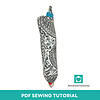 sewing tutorial plastic bag holder (2000 x 2000 px) (12) Plastic Grocery Bag Holder Sewing Tutorial, Step-by-Step How To Sew A Shopping Baggie Holder (PDF Pattern)