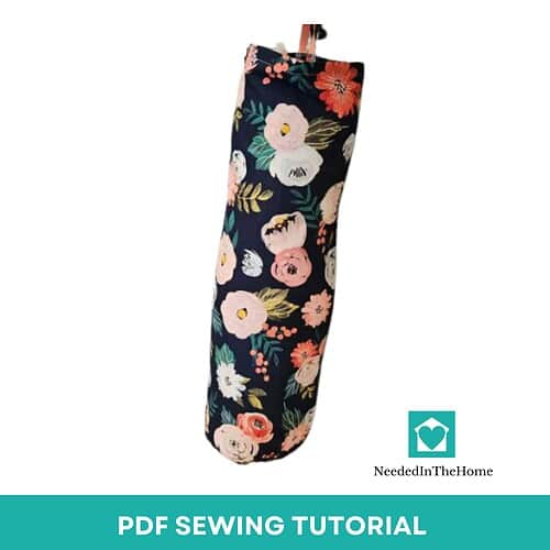 sewing tutorial plastic bag holder (2000 x 2000 px) (14) Plastic Grocery Bag Holder Sewing Tutorial, Step-by-Step How To Sew A Shopping Baggie Holder (PDF Pattern)