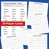 Veterans Day Bingo Game - Homeschool Resource Co. Printable Veterans Day Bingo game with 30 cards for educational and patriotic activities, perfect for homeschool lessons and classroom celebrations.