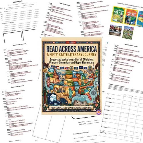 Copy of all 50 states (1) US 50 States Unit Study | Cross-Curricular Learning | Full Year Social Studies