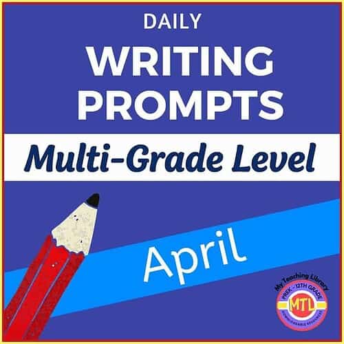 Engaging daily writing prompts for students of all grades to enhance creativity and writing skills in April. Perfect for homeschool and classroom use.