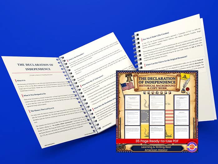 Y 96 Declaration of Independence 1 Declaration of Independence | Historical Background and Copy Work