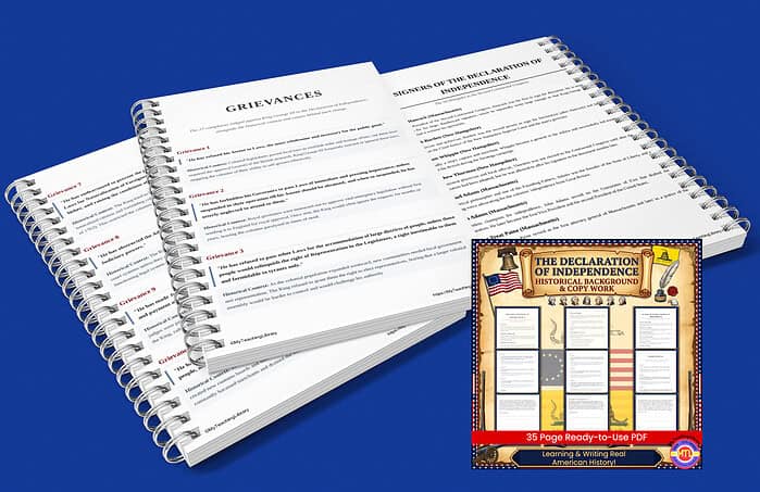 Y 96 Declaration of Independence 2 Declaration of Independence | Historical Background and Copy Work