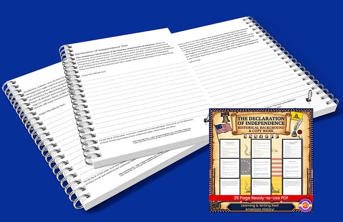 Y 96 Declaration of Independence 3 Declaration of Independence | Historical Background and Copy Work