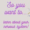 Homeschool Resource Co. - Nervous System Learning Educational graphic about the nervous system with colorful text and neuron illustration, perfect for homeschooling science resources.