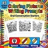 Homeschool Resource Co. Coloring & Writing Prompts Printable coloring pages and writing prompts for homeschool students, featuring oral conversation starters to enhance speech, coloring, and writing skills.