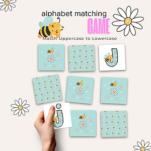 Alphabet Matching Game Printable