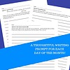 April Writing Prompts Journal Homeschool writing prompts for April to inspire student creativity and reflection. Perfect for homeschool educators seeking engaging activities for each day of the month.