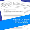 Homeschool Writing Prompts Journal Homeschool writing prompts journal for May with daily themed activities to inspire student creativity and reflection.
