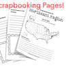 Homeschool Resource Co. - Northeast Region Scrapbook Pages Northeast region scrapbook pages for homeschooling projects, featuring maps, climate, and natural resources for educational activities and geography lessons.