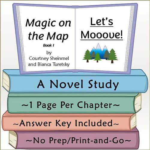 Let’s Mooove! Novel Study Magic on the Map #1