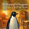 Mr. Popper's Penguins Pick Your Own Path Game Cover of Mr. Popper's Penguins book featuring a penguin in a cozy living room setting.