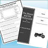 Slide1 Educational worksheet and novel study guide for 'The Mouse and the Motorcycle' by Beverly Cleary, ideal for homeschooling reading comprehension activities.