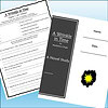 Slide1 Homeschool resource page featuring a novel study worksheet for 'A Wrinkle in Time' by Madeleine L'Engle, with a black cover page and a colorful sticker.