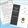 Slide1 Homeschool resource worksheet titled 'A Lion to Guard Us' by Clyde Robert Bulla, featuring a black cover with white text and a gold ring illustration.
