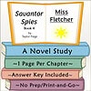 Homeschool Literature Study Guide Open book with study details for homeschool literature, featuring a colorful stack of books and a bright sun icon.