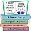 A Baxter Family Children Story Book Cover Cover of 'A Baxter Family Children Story' by Karen Kingsbury and Tyler Russell, featuring a blue book with a title banner, and a display of books with study details.