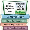 The Virginia Mysteries Book Cover Book cover for 'The Virginia Mysteries' by Steven K. Smith, featuring a green open book with a title page and colorful stacked books.