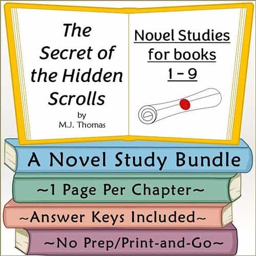 The Secret of the Hidden Scrolls Novel Study Bundle