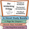 The Wilderking Trilogy Book Cover - Homeschool Resource Co. Homeschool resource featuring "The Wilderking Trilogy" by Jonathan Rogers, including books 1-3, answer keys, and no prep/print-and-go materials for homeschooling families.