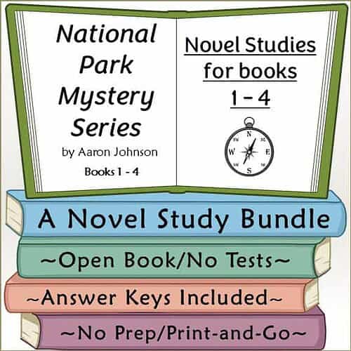National Park Mystery Series Novel Study Bundle