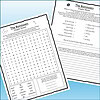 Slide2 Homeschool resource pages featuring word search and chapter questions for 'The Borrowers' chapter eleven and sixteen.