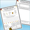 Slide2 Educational worksheet titled 'The Courage of Sarah Noble' for homeschool learning, focusing on chapter comprehension and activities.
