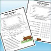 Slide2 Homeschool resource worksheets featuring vocabulary and comprehension activities for educational use.
